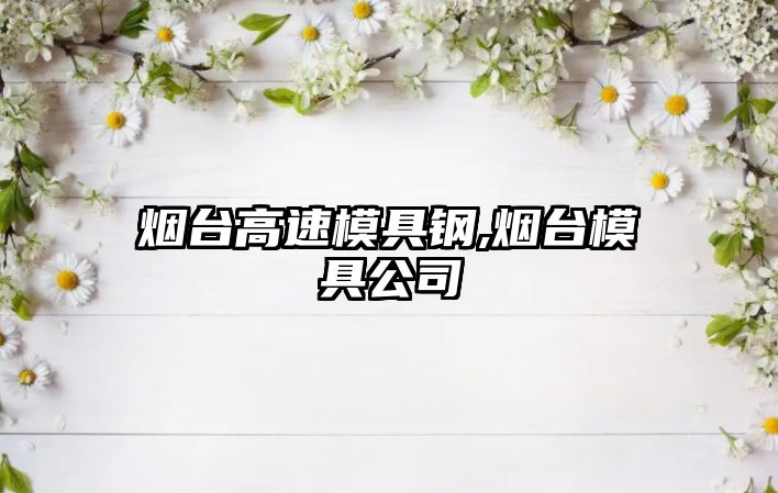 煙臺(tái)高速模具鋼,煙臺(tái)模具公司