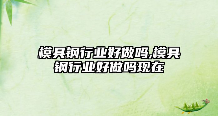 模具鋼行業(yè)好做嗎,模具鋼行業(yè)好做嗎現(xiàn)在