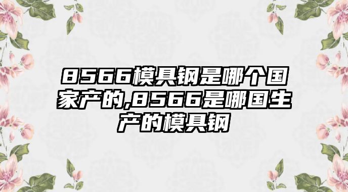 8566模具鋼是哪個(gè)國家產(chǎn)的,8566是哪國生產(chǎn)的模具鋼