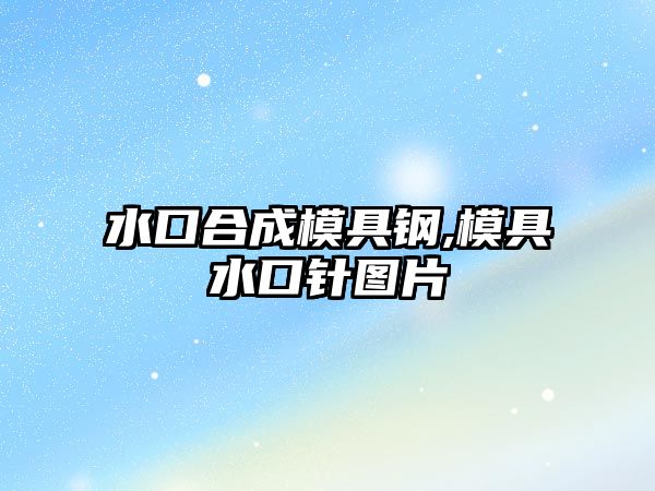 水口合成模具鋼,模具水口針圖片