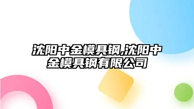 沈陽中金模具鋼,沈陽中金模具鋼有限公司