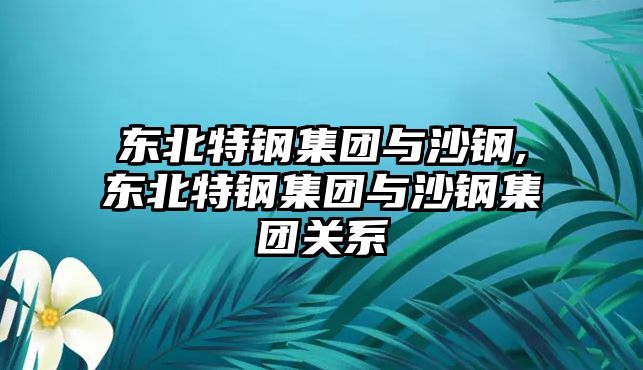 東北特鋼集團(tuán)與沙鋼,東北特鋼集團(tuán)與沙鋼集團(tuán)關(guān)系