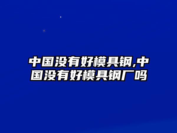 中國沒有好模具鋼,中國沒有好模具鋼廠嗎