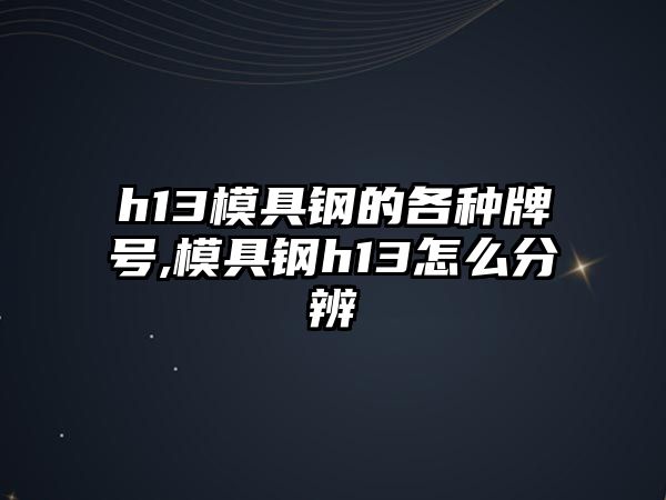 h13模具鋼的各種牌號(hào),模具鋼h13怎么分辨