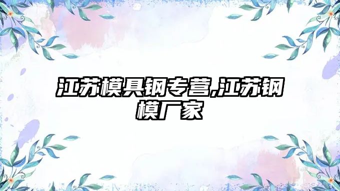 江蘇模具鋼專營,江蘇鋼模廠家