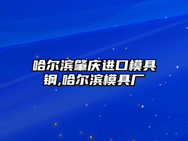 哈爾濱肇慶進口模具鋼,哈爾濱模具廠