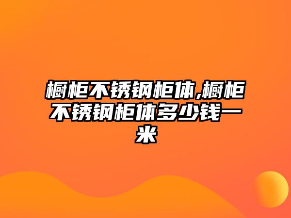 櫥柜不銹鋼柜體,櫥柜不銹鋼柜體多少錢一米