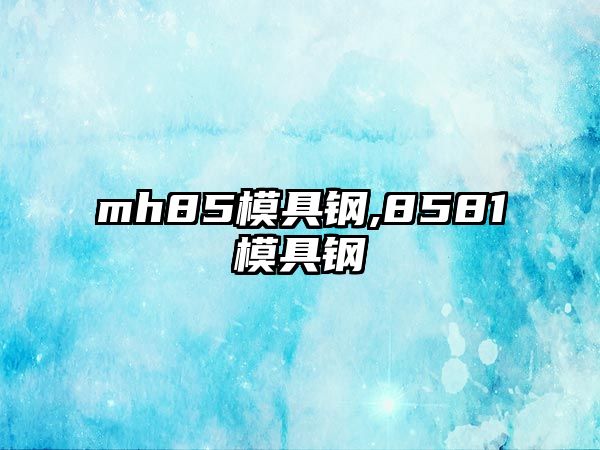 mh85模具鋼,8581模具鋼