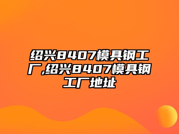 紹興8407模具鋼工廠,紹興8407模具鋼工廠地址