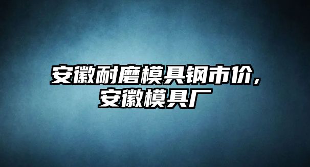 安徽耐磨模具鋼市價(jià),安徽模具廠