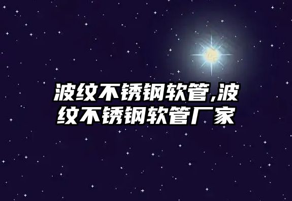 波紋不銹鋼軟管,波紋不銹鋼軟管廠家