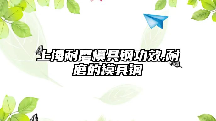 上海耐磨模具鋼功效,耐磨的模具鋼