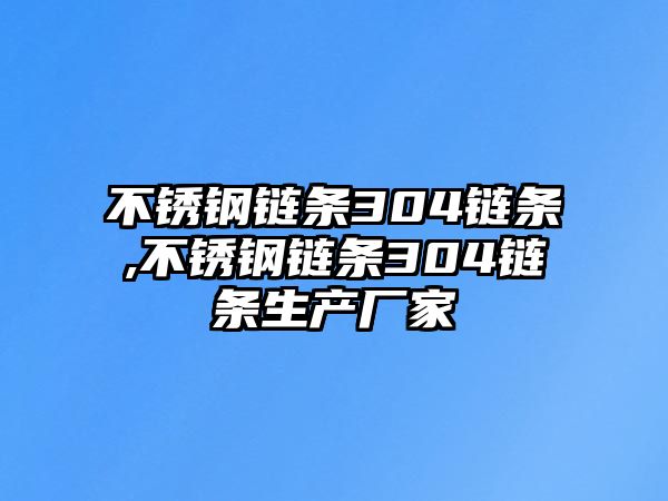 不銹鋼鏈條304鏈條,不銹鋼鏈條304鏈條生產(chǎn)廠家