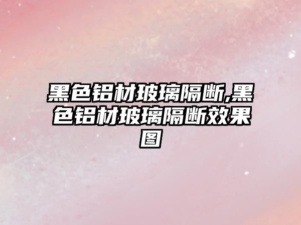 黑色鋁材玻璃隔斷,黑色鋁材玻璃隔斷效果圖