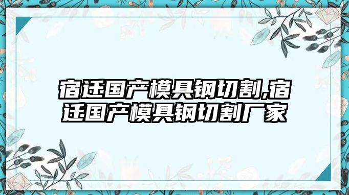 宿遷國產模具鋼切割,宿遷國產模具鋼切割廠家