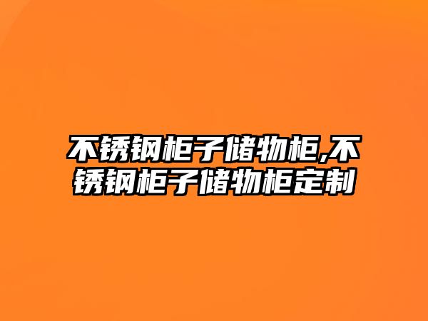 不銹鋼柜子儲物柜,不銹鋼柜子儲物柜定制