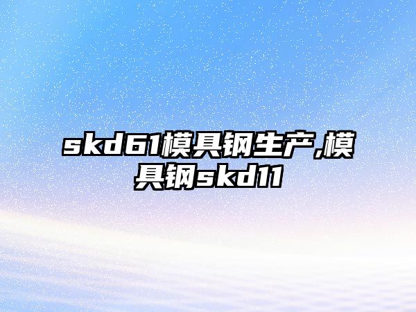 skd61模具鋼生產(chǎn),模具鋼skd11